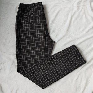 Ricki's Black and White Windowpane Pants
